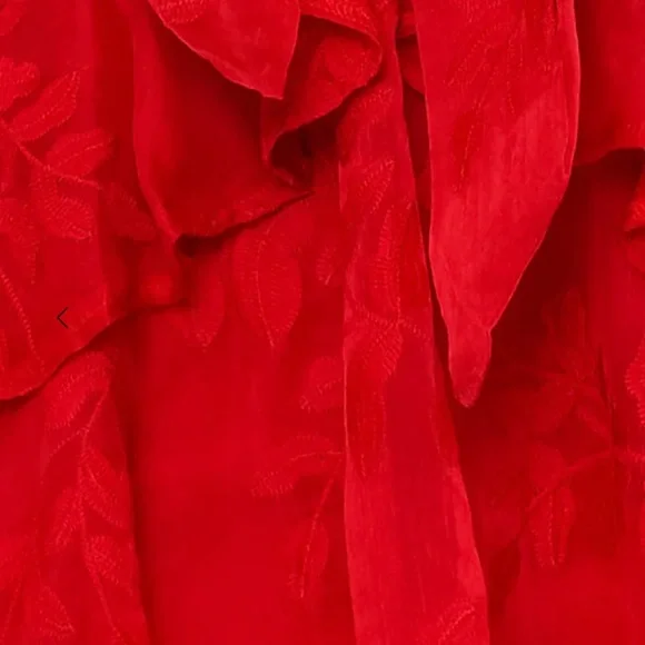 Hello Molly Vibrant Red Long Sleeve Dress - Picture 4 of 9